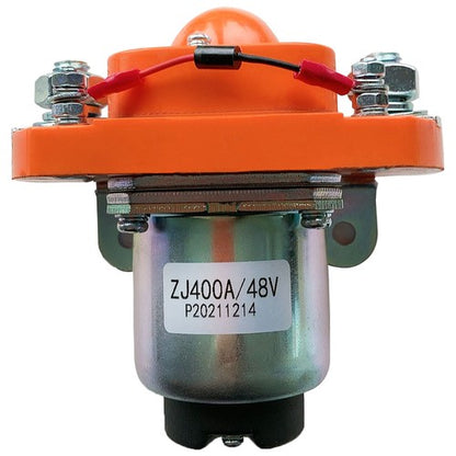 Solid Spare Golf Cart Contactor Solenoid Heavy Duty 48V ZJ-400A