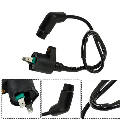 Solid Spare CDI Ignition Coil Spark Plug Wire Harness For Honda FourTrax 300 TRX300FW 4x4