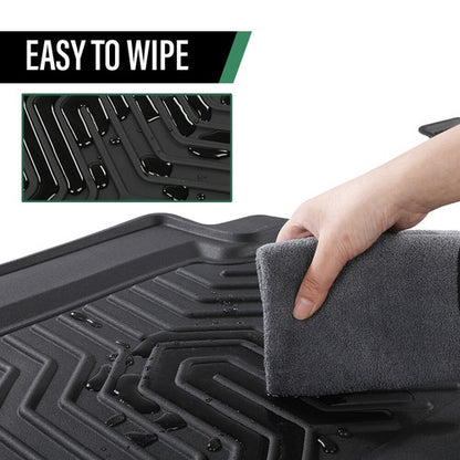 Solid Spare TPE Floor Mats Fit For 18-2023 Jeep Wrangler JL Unlimited All Weather Car Liners