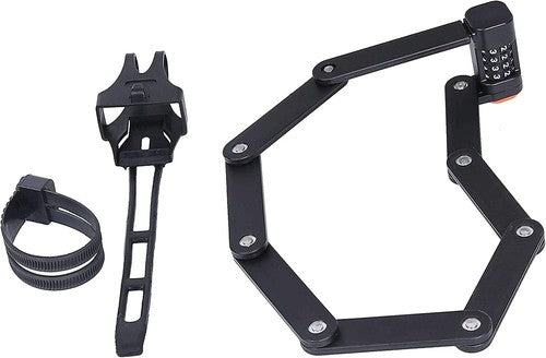 Solid Spare ECOTRIC Lock Bike Motorcycle Lock Heavy Duty Anti Theft 85cm Password Steel Bars