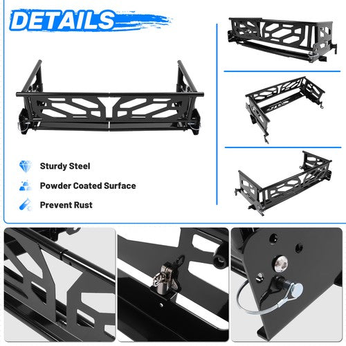 Solid Spare For Honda Pioneer 1000-5 2016-2025 2026 Rear Cargo Bed Extender Tailgate