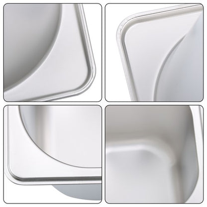 Solid Spare 6 Pack 6 Inch Deep Thickened 1/6 Size Stainless Steel Steam Table Pans