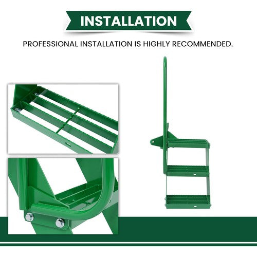 Solid Spare LH Stair Step Extension Kit For John Deere 3010 3020 4010 2WD Utility Tractor