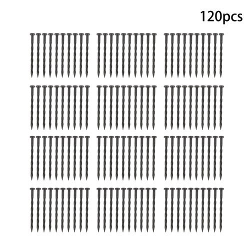 Solid Spare L-shaped Landscape Edging Border Kit 100'No-Dig Garden 1.5" Edge Lawn Border New