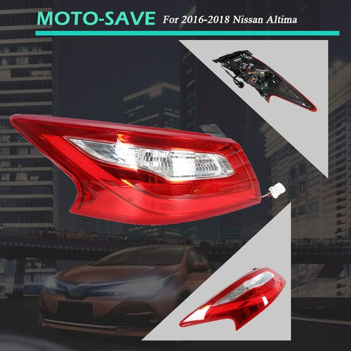Solid Spare Fit For Nissan Altima 2016-2018 Brake Lamp Tail Light Rear Left Driver Assembly
