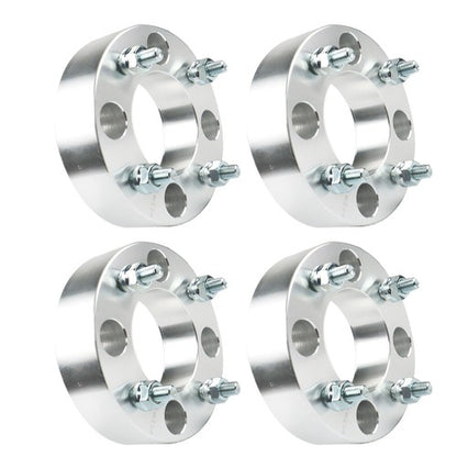 Solid Spare 4Pcs Silver For Honda 4x110 1.5" 74mm Hub Bore M10x1.25 Studs Wheel Spacers