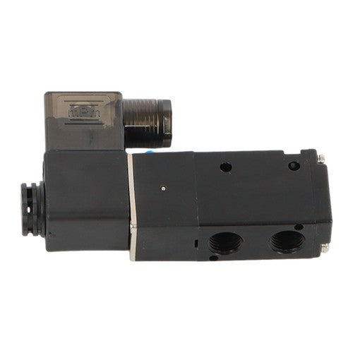 Solid Spare 1/4'' DC 12V 3 way 2 position Pneumatic Electric Solenoid Valve NPT Air Aluminum
