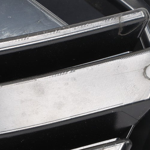 Solid Spare Front Upper Grille Grill W/Camera Hole Black Plastic For Toyota Tacoma 2024-2025