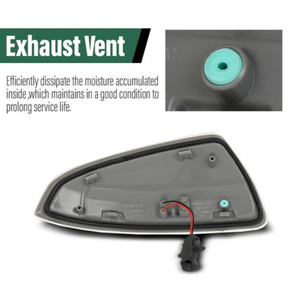 Solid Spare Door Mirror Turn Signal Light LH Fit For 08-14 Mercedes Benz C250 C300 C350 C63