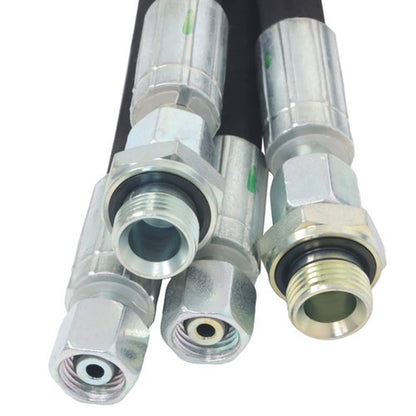 Solid Spare Robust Auger Motor with Hoses for 150mm 200mm 300mm Mini Digger Drill Bits