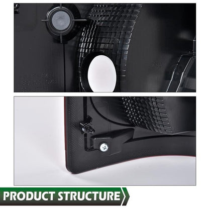Solid Spare Tail Lights Brake Lamps Left+Right Side Fit For 17-19 Ford F250 F350 Super Duty
