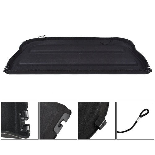 Solid Spare Cargo Cover Shield Shade Tonneau Non Retractable For 2015 2016-2019 Honda New