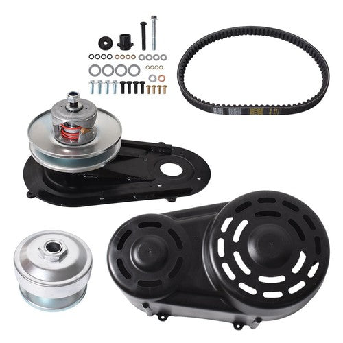 Solid Spare 40 Series Go Kart Cart Torque Converter Kit For 8hp-16hp Engines w/Clutch Pulley