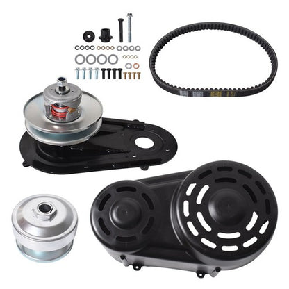 Solid Spare 40 Series Go Kart Cart Torque Converter Kit For 8hp-16hp Engines w/Clutch Pulley