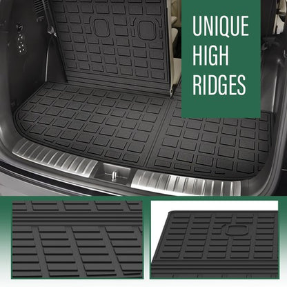 Solid Spare Fit For 2020-2025 Hyundai Palisade All Weather TPE Rear Cargo Liner Trunk Mat