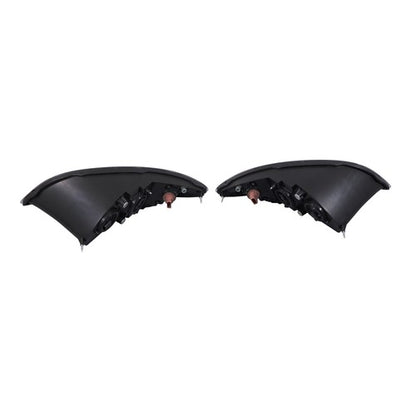 Solid Spare International ProStar Black Housing Projector Headlights Pairs For 2008-2016