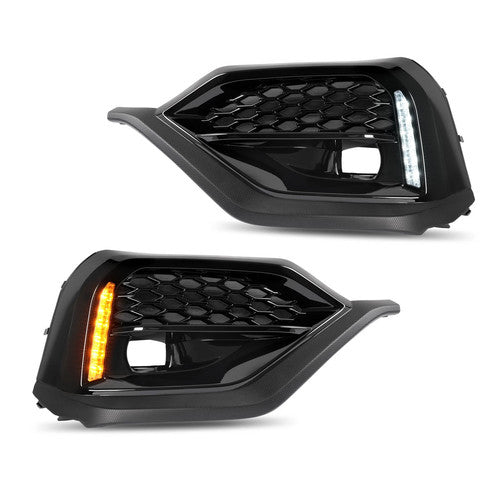 For 2022-2024 Subaru WRX STI sequential LED Turn Signal DRL Fog Bezel Light Pair