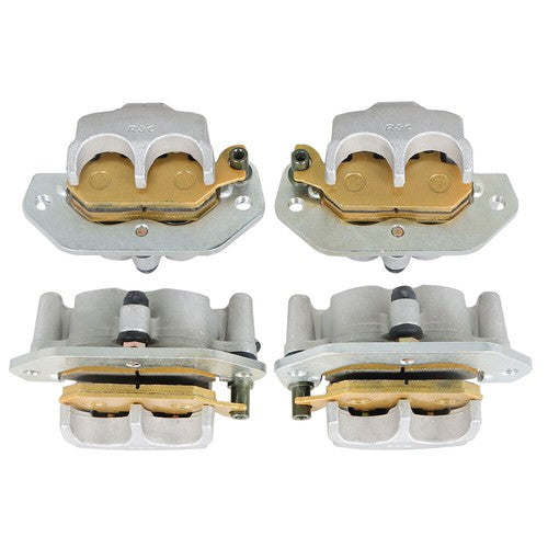 Solid Spare For Yamaha Viking EPS Viking 700 YXM700 Front & Rear Brake Calipers w/Pads 14-21