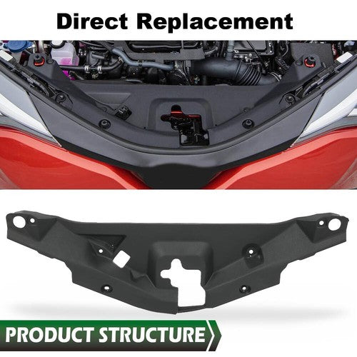 Solid Spare Fit For 2018-2019 Toyota CHR TO1224118 Front Upper Radiator Support Cover Shield