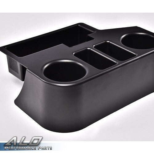 Solid Spare Fit For 1994-1997 Dodge Ram 1500/2500/3500 Front Center Console Cup Holder Black