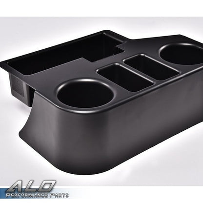 Solid Spare Fit For 1994-1997 Dodge Ram 1500/2500/3500 Front Center Console Cup Holder Black