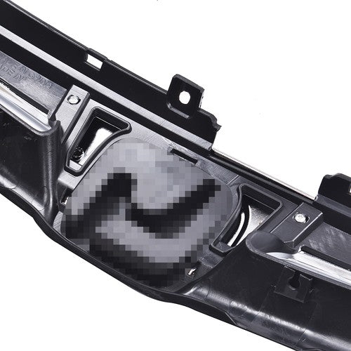 Solid Spare Plastic Black Chrome Front Fit For Honda Accord Sedan 2006-2007 Bumper Grille