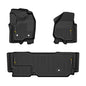 Solid Spare TPE Floor Mats Fit For 2012-2016 Ford F-250/F-350/F-450 SuperCrew/Crew Cab