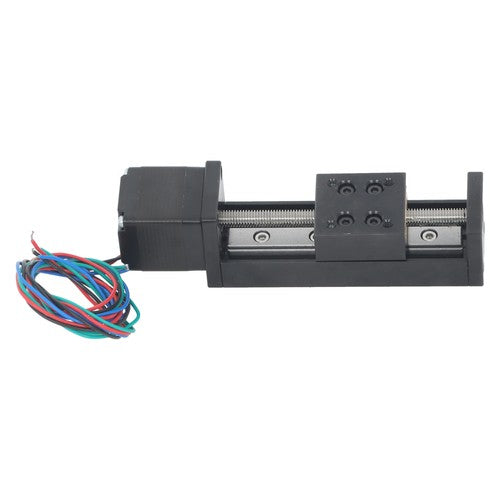 Solid Spare 50mm Mini Sliding Table Linear Actuator Motion T6×1 Lead Screw NEMA11 Step Motor