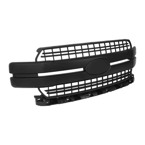 Solid Spare Front Bumper Upper Grille Replacement For Ford F-150 F150 Lariat 2018-2020 Truck
