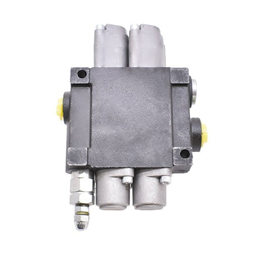 Solid Spare Hydraulic Control Valve Double Acting 2 Spool 13 GPM 3600 PSI SAE Ports