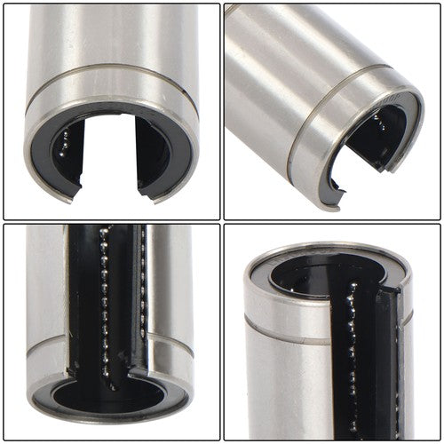 Solid Spare 4Pcs LM30UUOP Linear Ball Bearings Open Type 30mm × 45mm × 64mm Linear Bearing