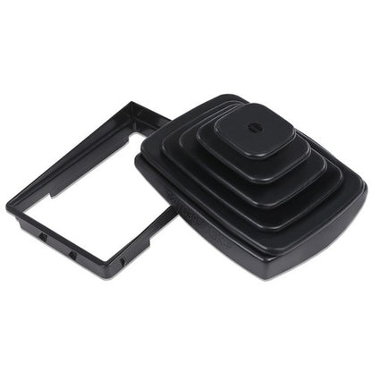 Solid Spare Fit For 97-04 Jeep Wrangler TJ Shifter Boot & Retainer Bezel / Ring Manual Trans
