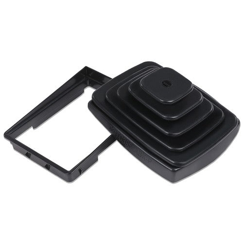 Solid Spare Fit For 97-04 Jeep Wrangler TJ Shifter Boot & Retainer Bezel / Ring Manual Trans