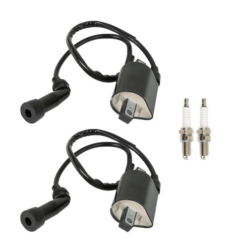 Solid Spare For Suzuki Intruder VS1400 1987-2009 2 x Ignition Coil & Spark Plug
