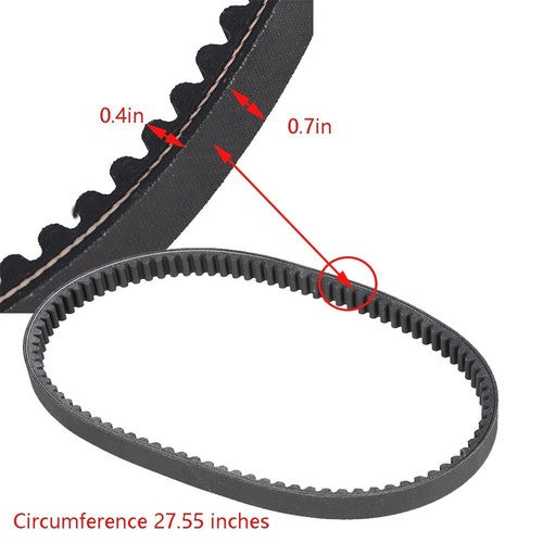 Solid Spare New 2X Drive Belt For Comet Torque Converter Murray 203597 Go Kart 37X98 US