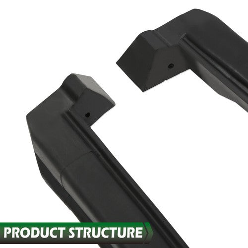 Solid Spare Fit For 1984-1996 Corvette C4 Coupe Roof Top Side Panel Weatherstrip Seal 2pcs