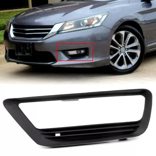 Solid Spare For Honda Accord LX EX EX-L Sport 2013-15 Fog Light Trim Bezel Cover #HO1038111