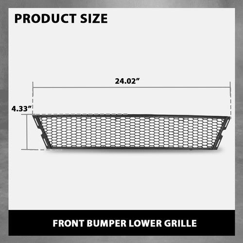 Solid Spare Front Bumper Lower Grille Fit For For 11-13 BMW 3 Series E92 E93 LCI 51117227889