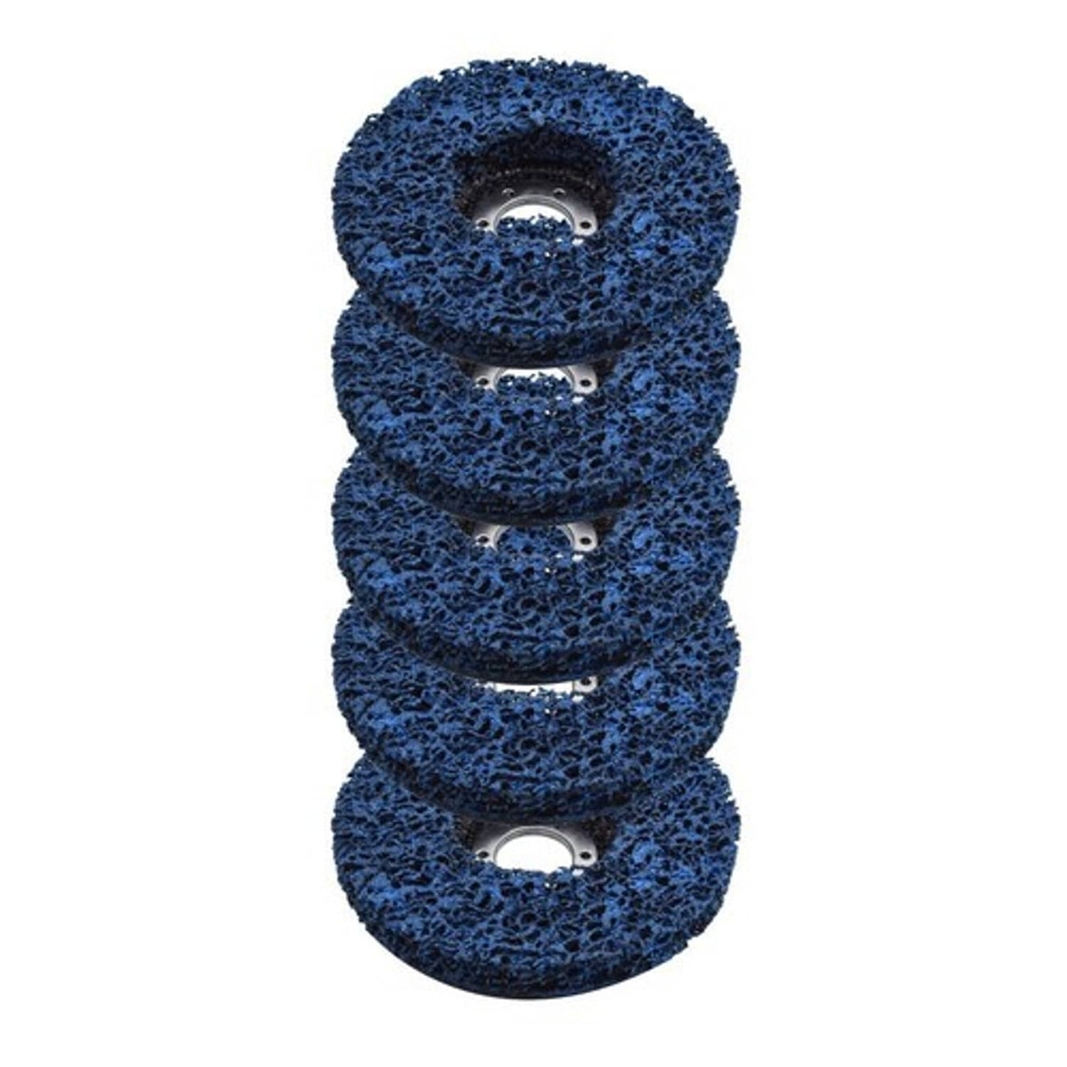 Solid Spare Quick Change 4.5"x7/8" Easy Strip 4-1/2" Discs Remove Paint Rust & Clean 5Pack