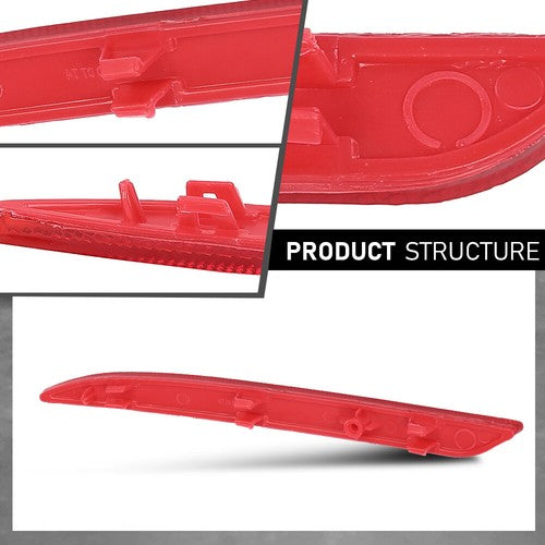 Solid Spare Fit For Mercedes-Benz A S GLE Class W222 W166 AMG Rear Bumper Reflector Right