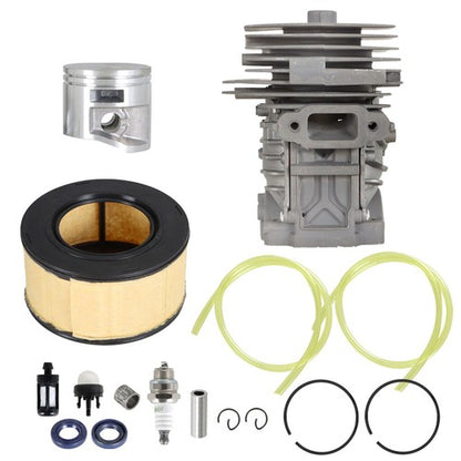 Solid Spare For MS251 MS 251 44mm Chainsaw Air Filter Bulb Tune-Up Kit Cylinder Piston US