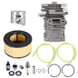 Solid Spare For MS251 MS 251 44mm Chainsaw Air Filter Bulb Tune-Up Kit Cylinder Piston US