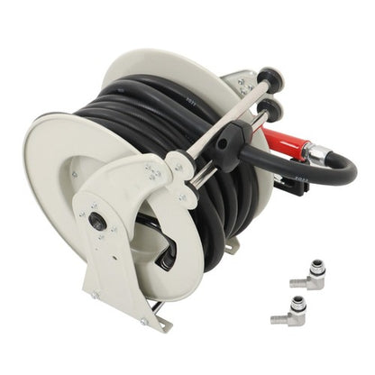 Solid Spare 3/4" x 50' Fuel Hose Reel Retractable Diesel Hose Reel Auto Refueling Gun USA