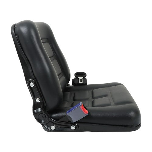 Solid Spare Adjustable PVC Backrest Safety Belt Universial Forklift Tractor Seat Mower
