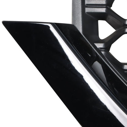 Solid Spare For Chevrolet Silverado 1500 2016-2018 Upper Black Mesh Grille Bumper Assembly