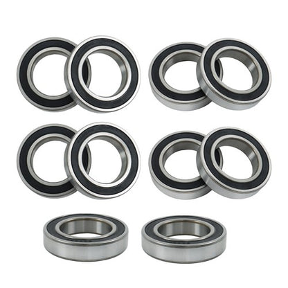 Solid Spare 6009-2RS Deep Groove Ball Bearings 10pcs 45mm Inner Dia 75mm OD 16mm Bore Sealed