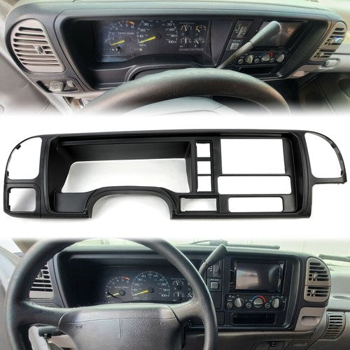 Solid Spare Car Radio Stereo Double Din Dash Kit Panel Wire Harness FOR 95-02 GMC Truck SUV