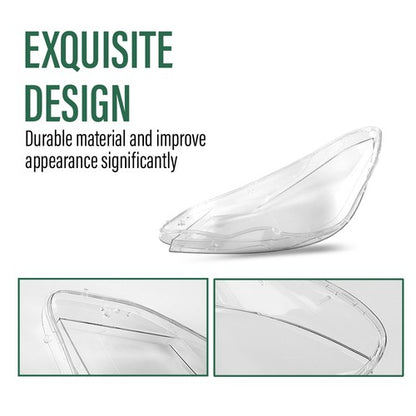Solid Spare Fit For 11-15 Mercedes-Benz C Class W204 Headlight Replacement Lens Right Side