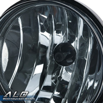 Solid Spare Fit For 07-13 GMC Sierra Smoke Bumper Fog Lights Driving Lamps Left+Right