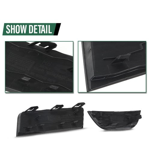 Solid Spare Front Bumper Insert Fog Light Cover Right Fit For 11-15 Land Range Rover Evoque